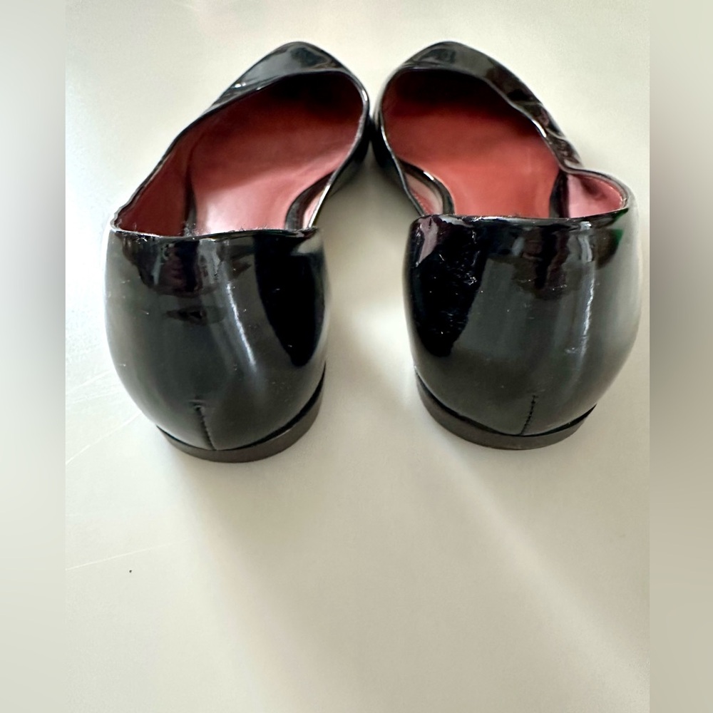 Bottega Veneta // 🇮🇹 D’Orsay Black Patent Leather Flats - Picture 3 of 5